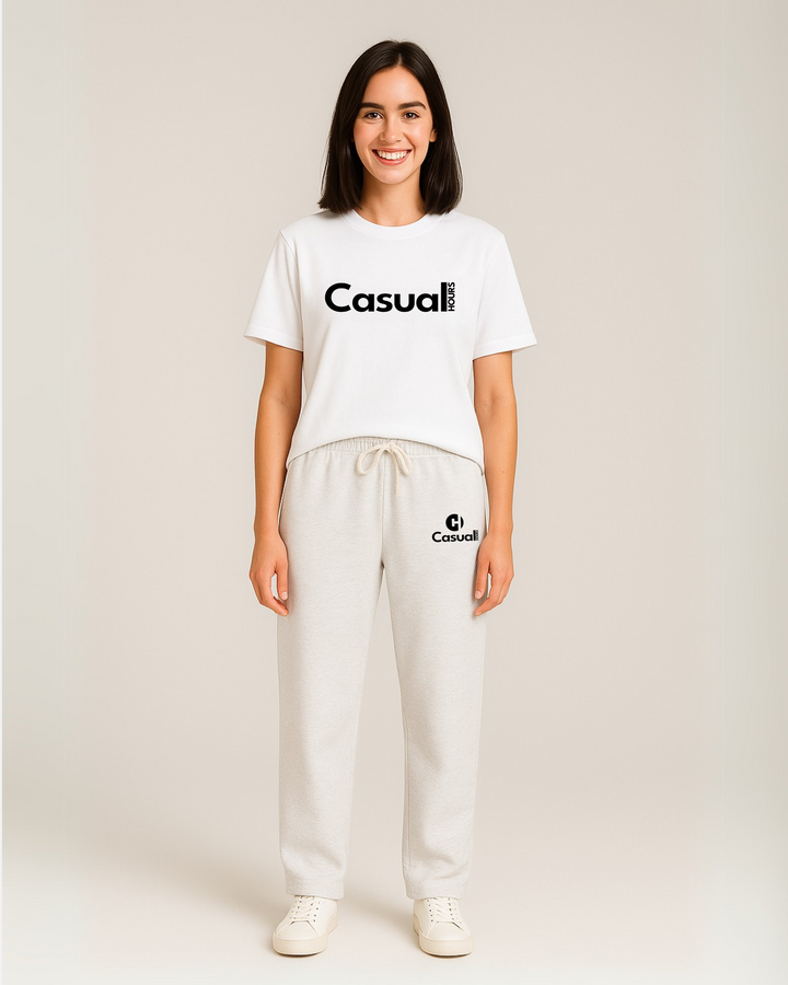 Premium Baggy Sweatpants - Silver Fog