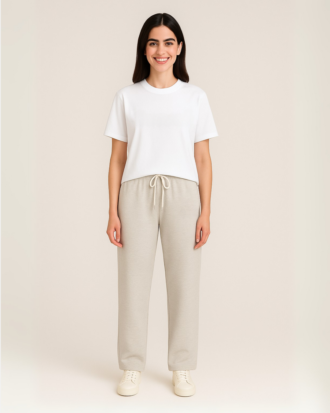 Premium Baggy Sweatpants - Silver Fog