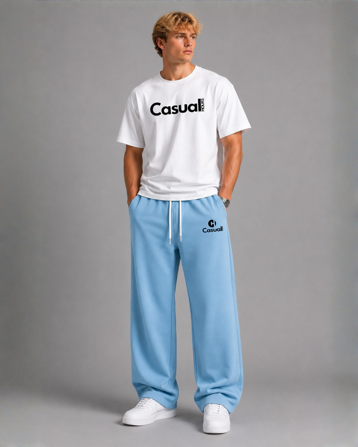 Baggy Sweatpants - Coastal Blue