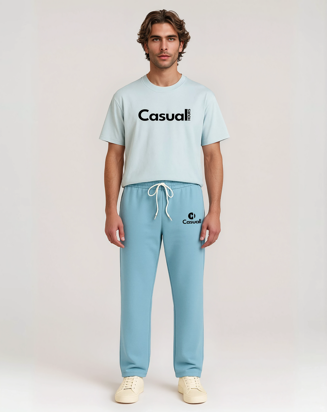 Baggy Sweatpants - Coastal Blue