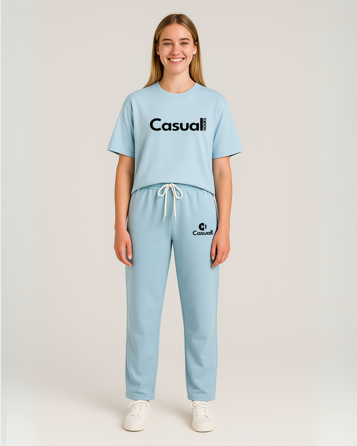 Baggy Sweatpants - Coastal Blue