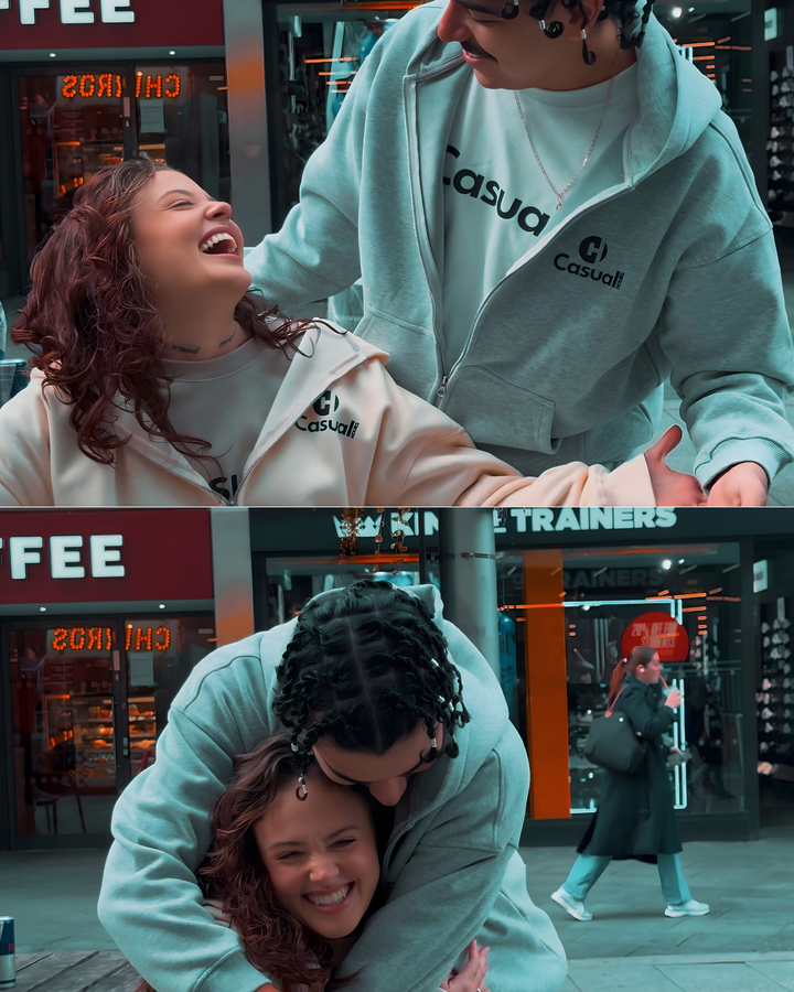 Drop Shoulder Zip Hoodie - Silver Fog