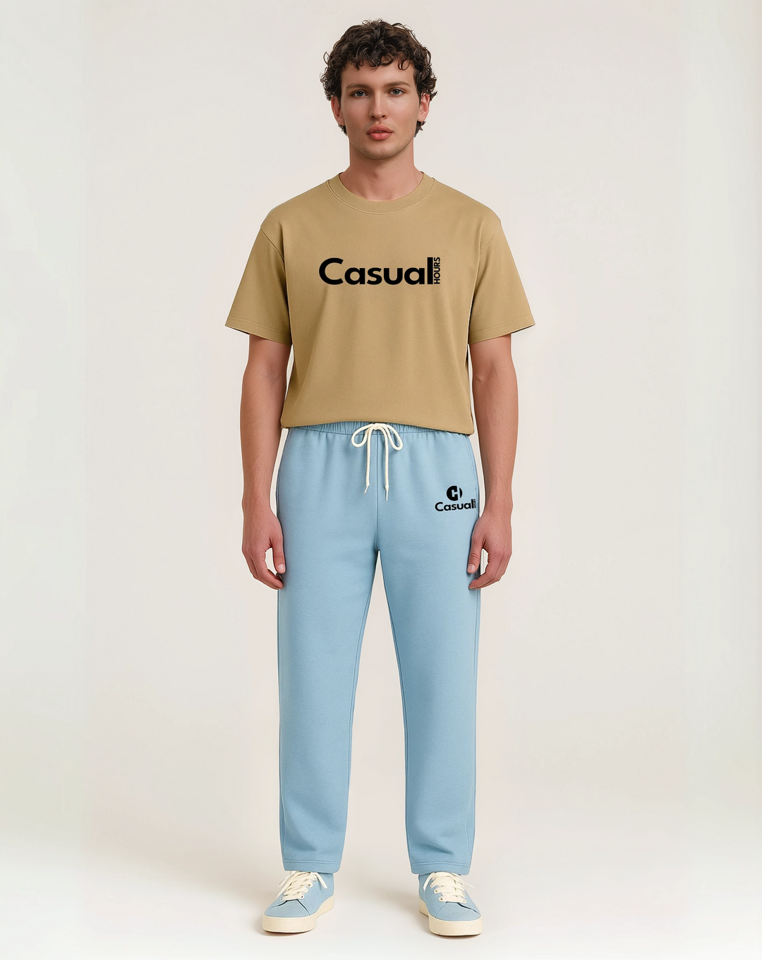 Drop Shoulder T - Shirt - Desert Olive