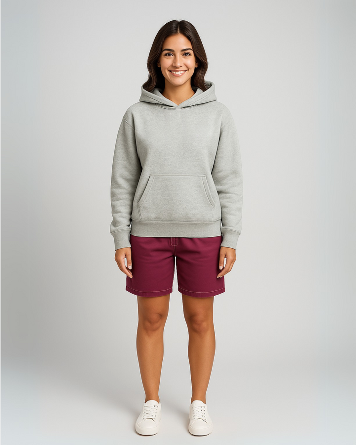 Vintage Light Grey - Drop Shoulder Hoodie