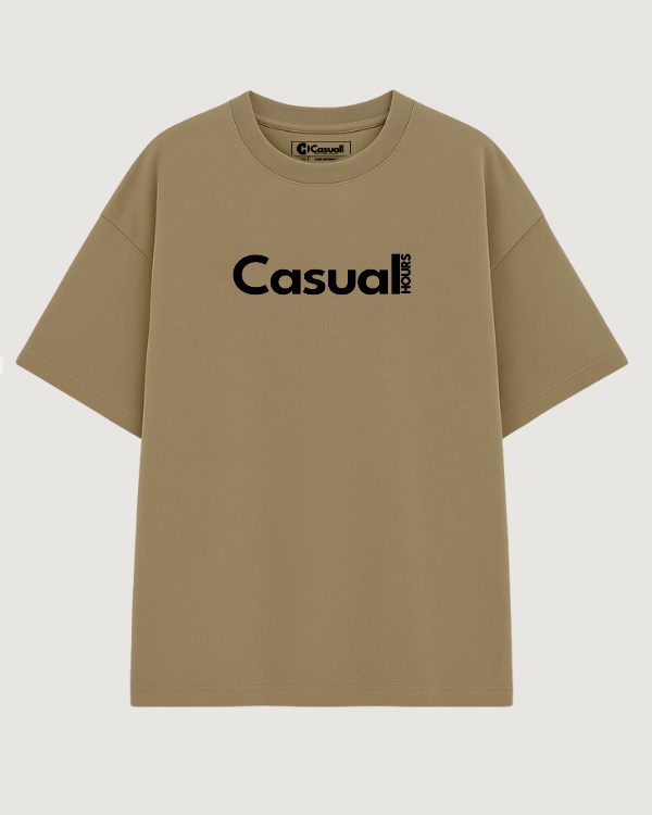 Drop Shoulder T - Shirt - Desert Olive