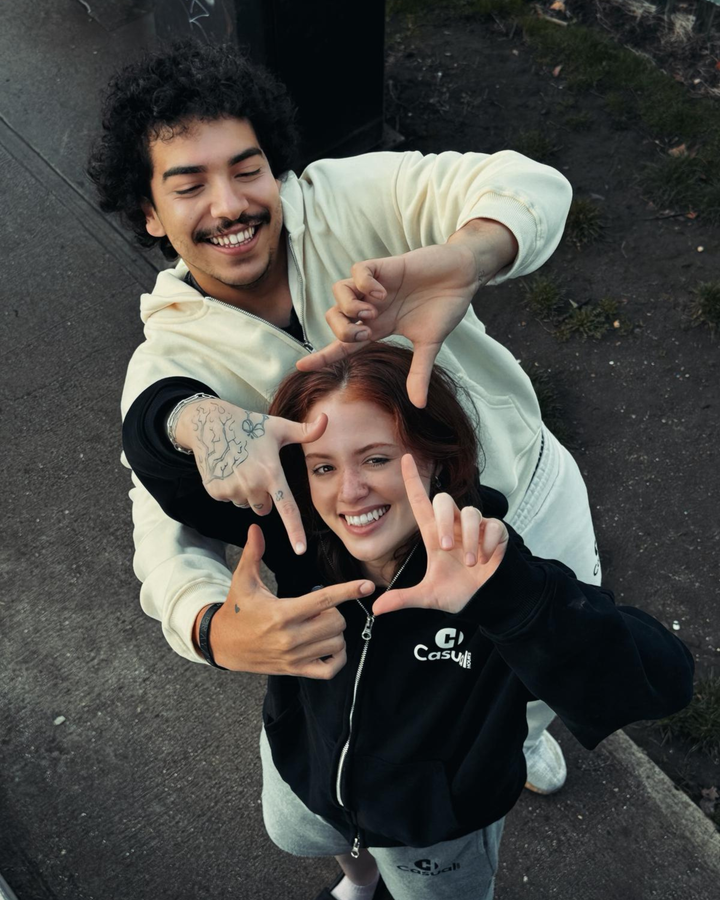 Premium Baggy Sweatpants - Rice White