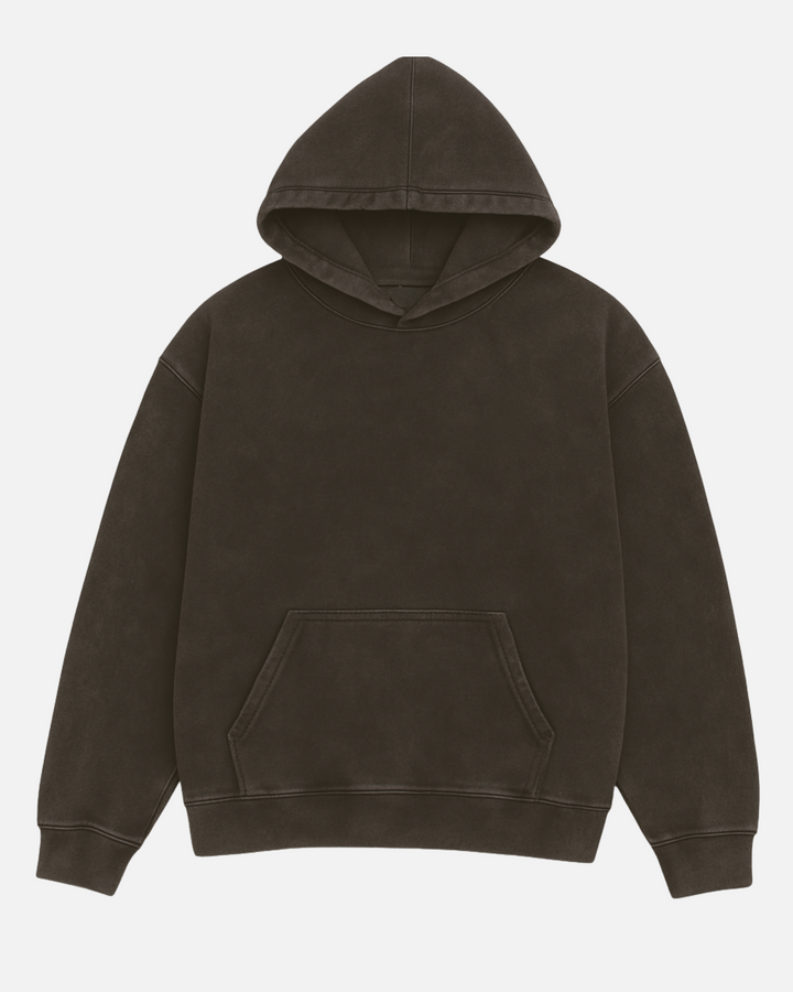 Vintage Black - Drop Shoulder Hoodie