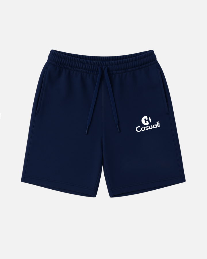 Navy Cotton Shorts