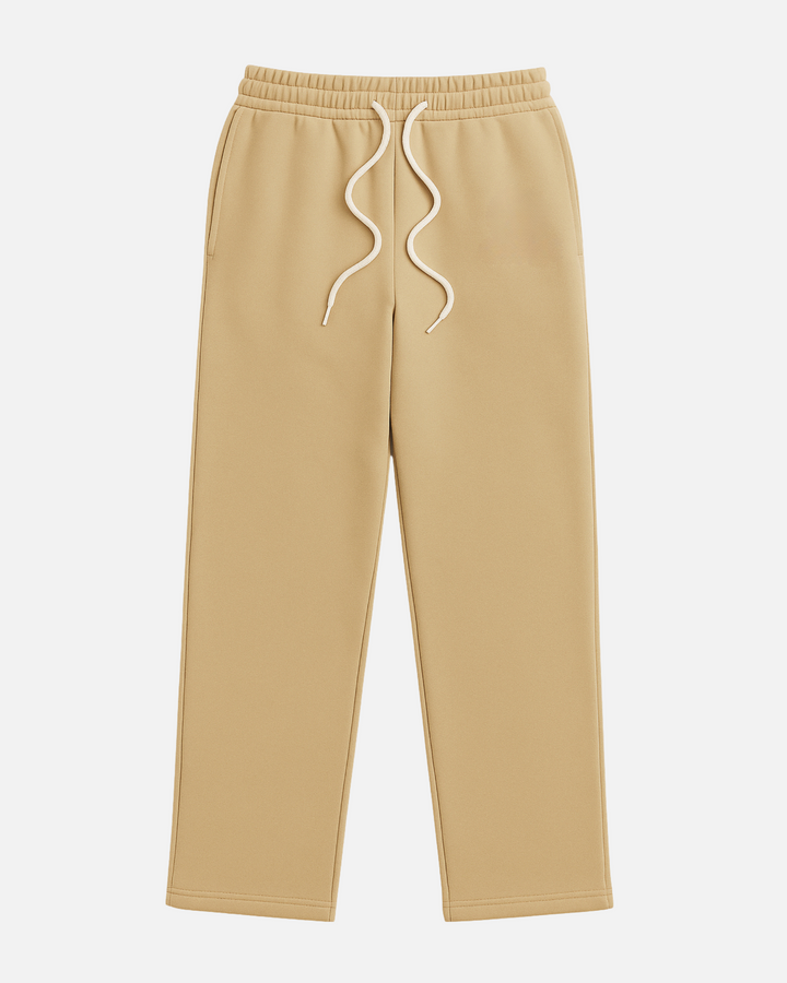 Premium Baggy Sweatpants - Beige
