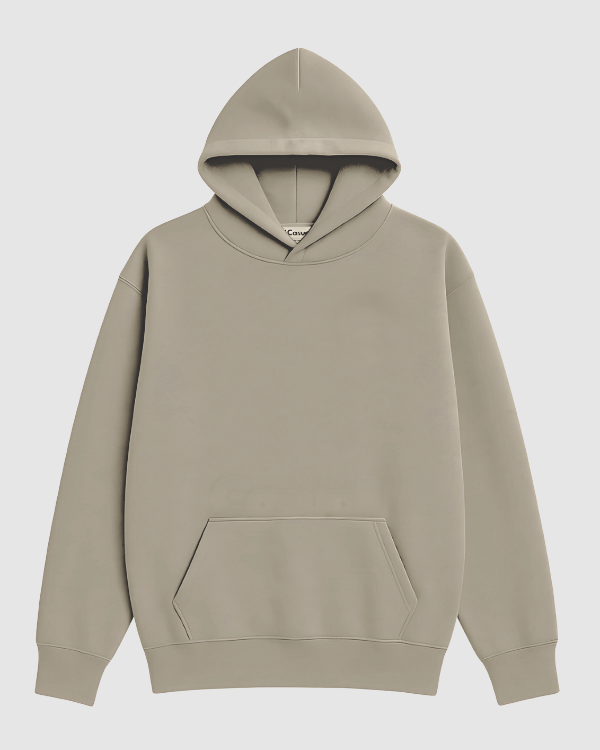Drop Shoulder Hoodie - Olive Dune