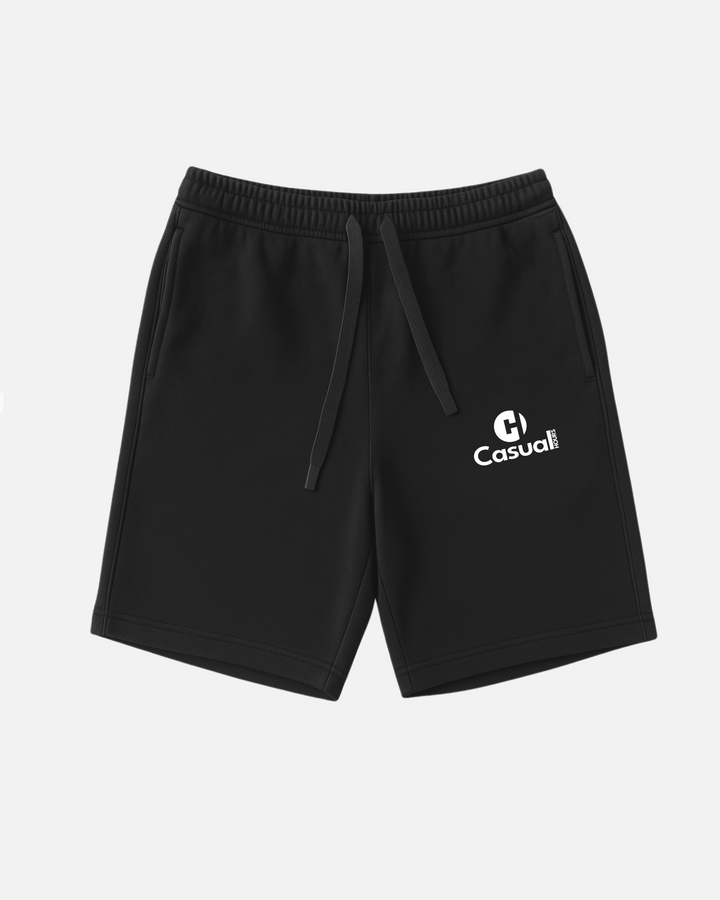 Black Cotton Shorts