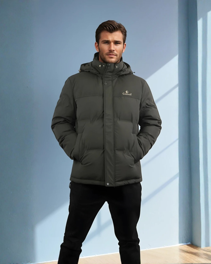 Premium Puffer Jacket Green