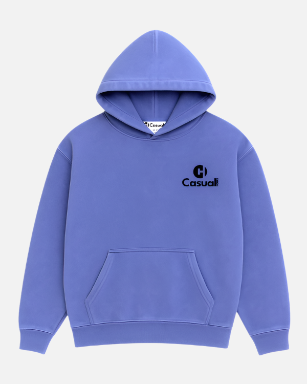 Vintage Blue - Drop Shoulder Hoodie