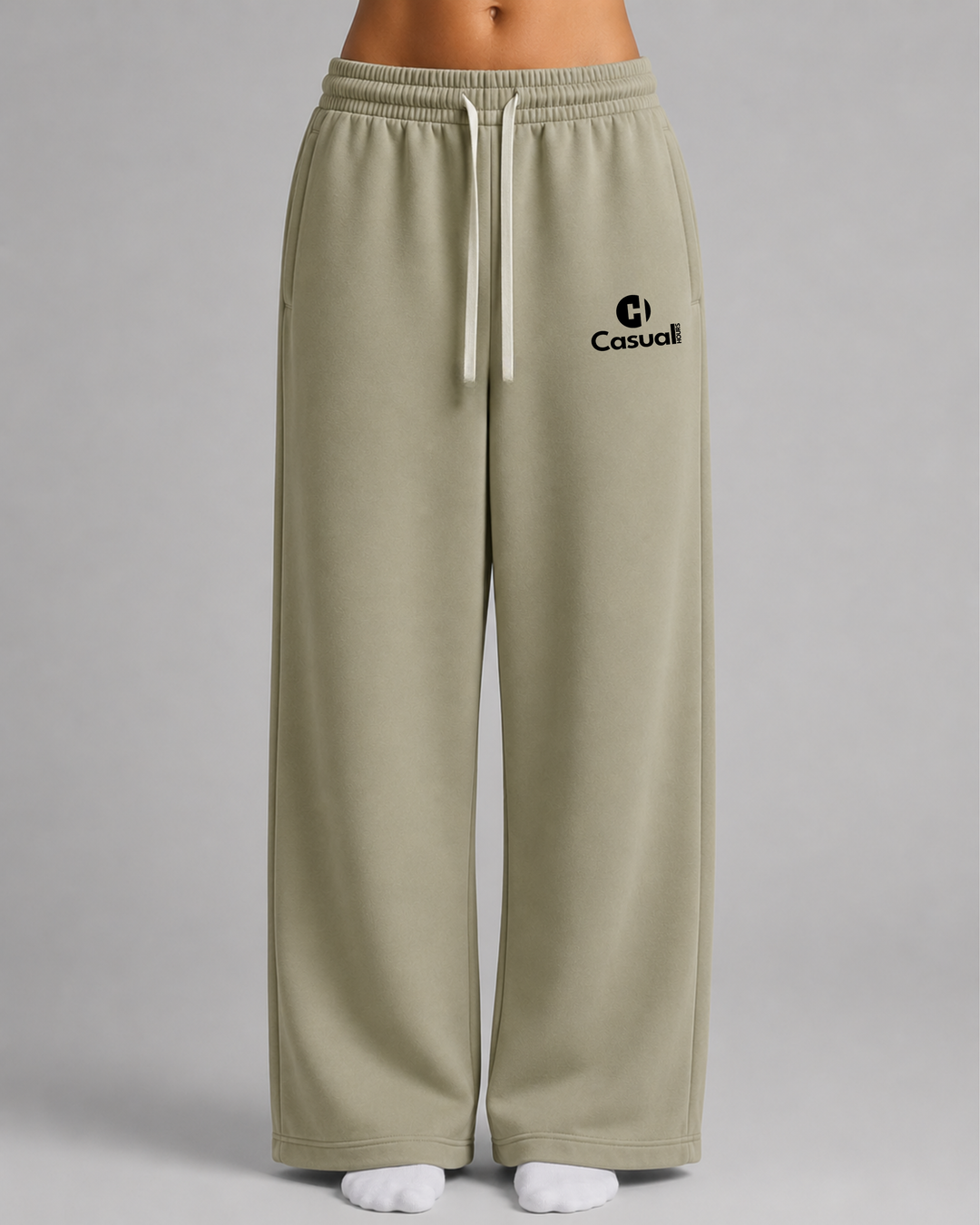 Baggy Sweatpants - Olive Green