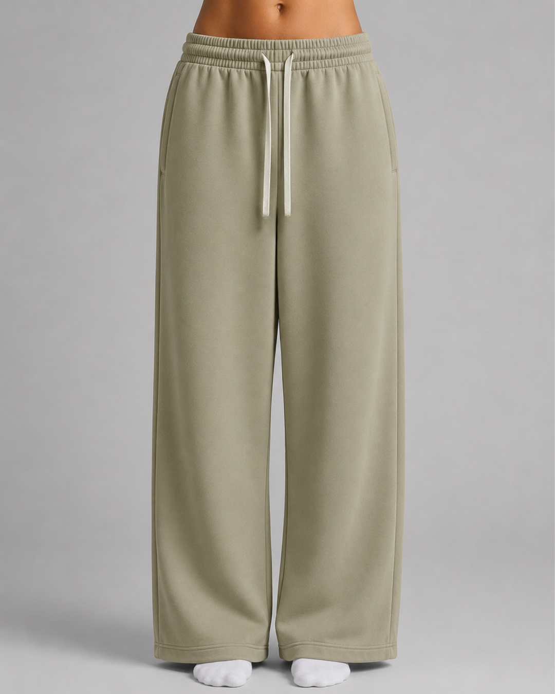 Baggy Sweatpants - Olive Green
