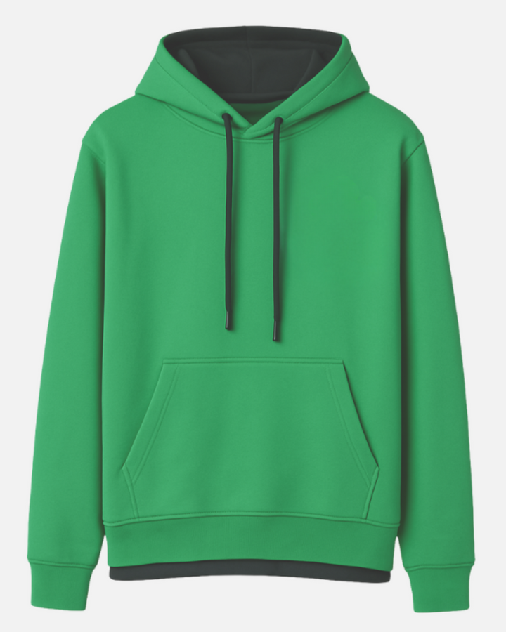 Premium Green Black Drop Shoulder Hoodie