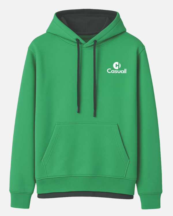 Premium Green Black Drop Shoulder Hoodie