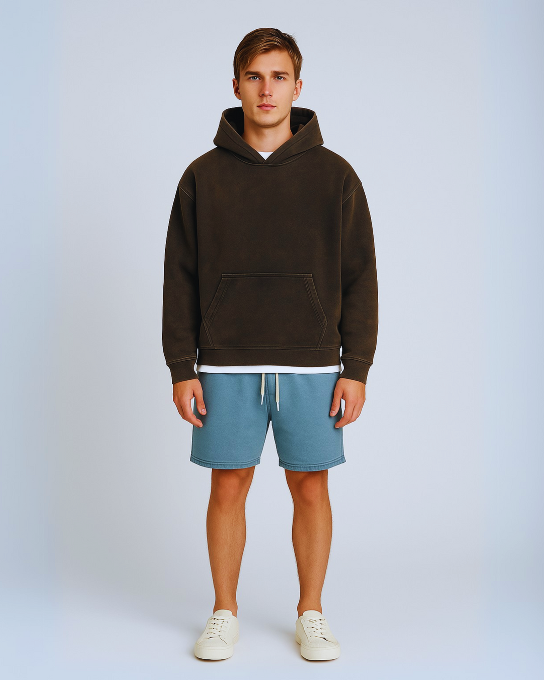 Vintage Black - Drop Shoulder Hoodie