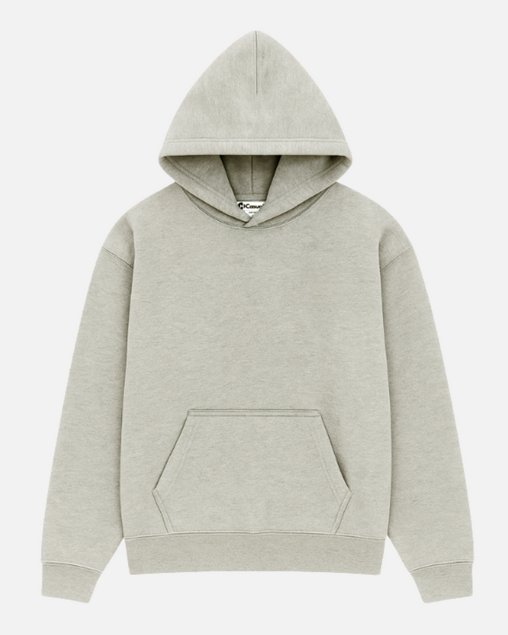 Vintage Light Grey - Drop Shoulder Hoodie