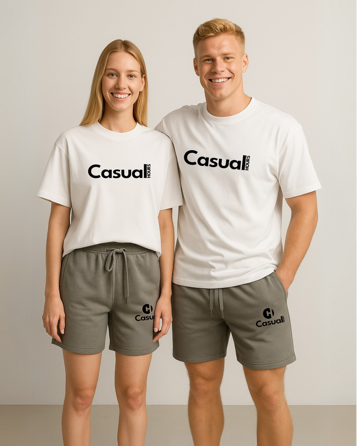 Olive Cotton Shorts