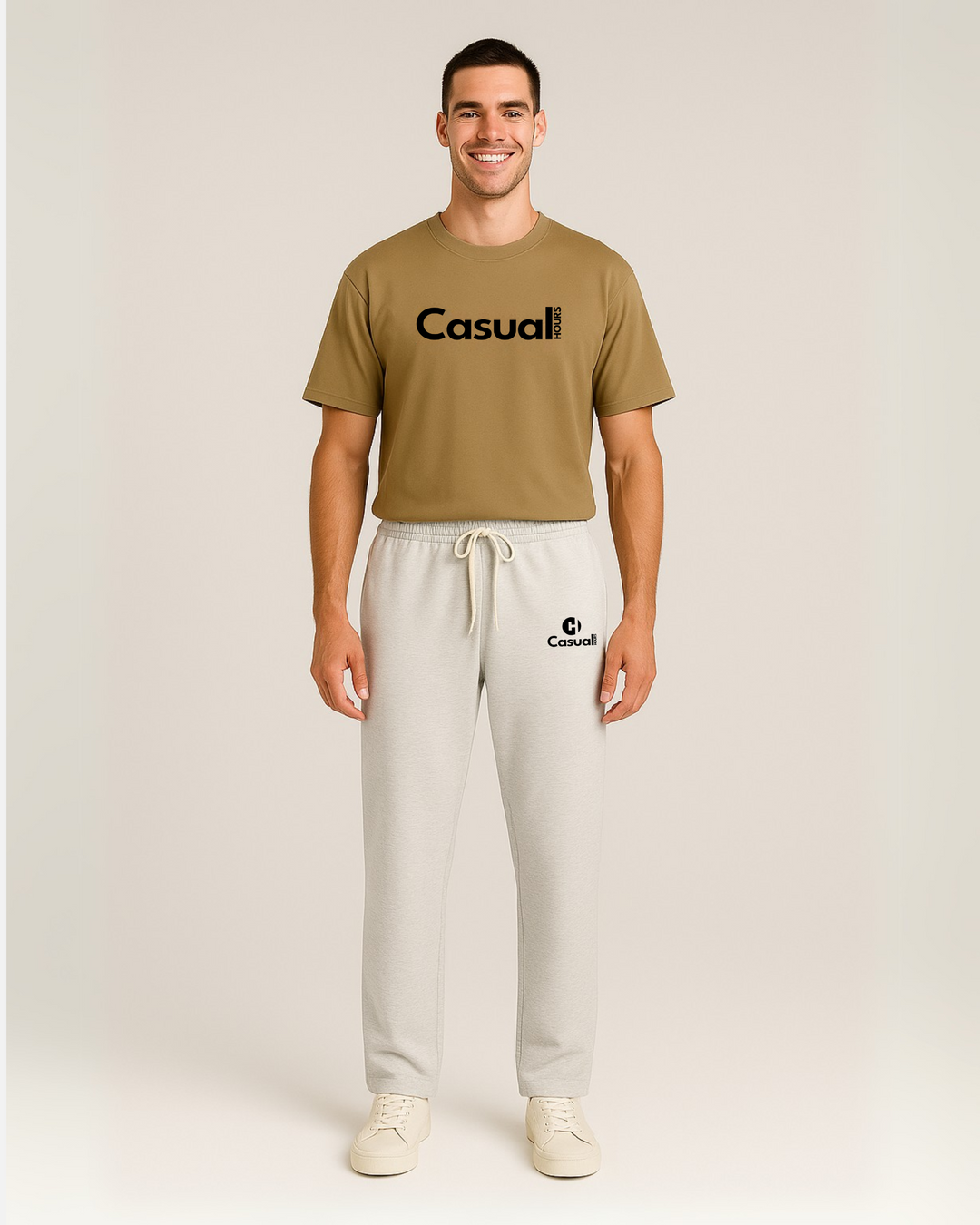 Drop Shoulder T - Shirt - Desert Olive