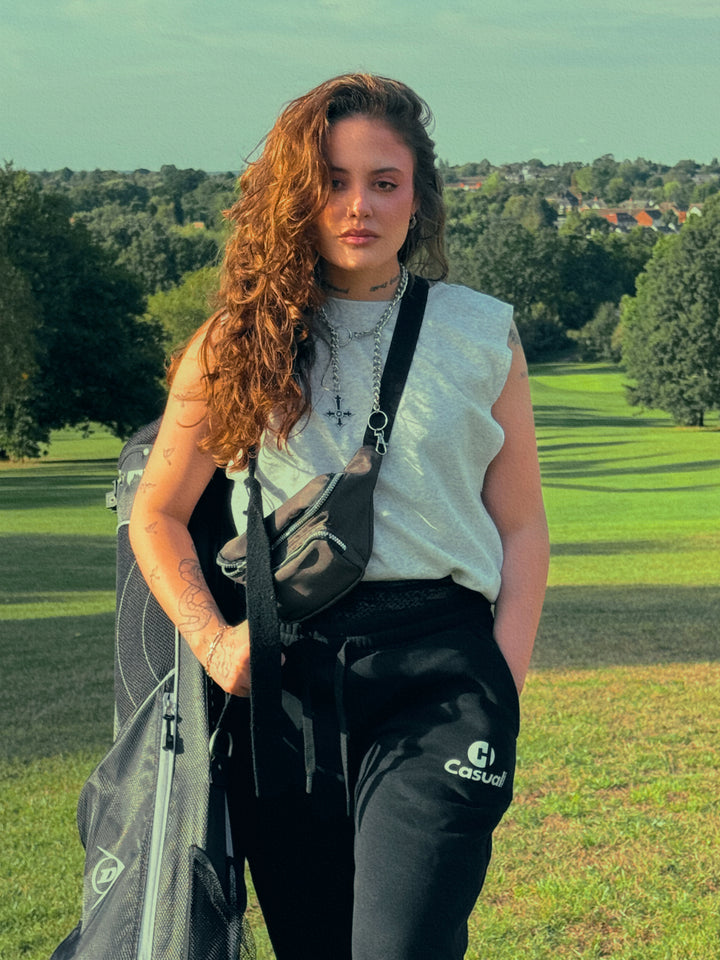Premium Baggy Sweatpants - Black