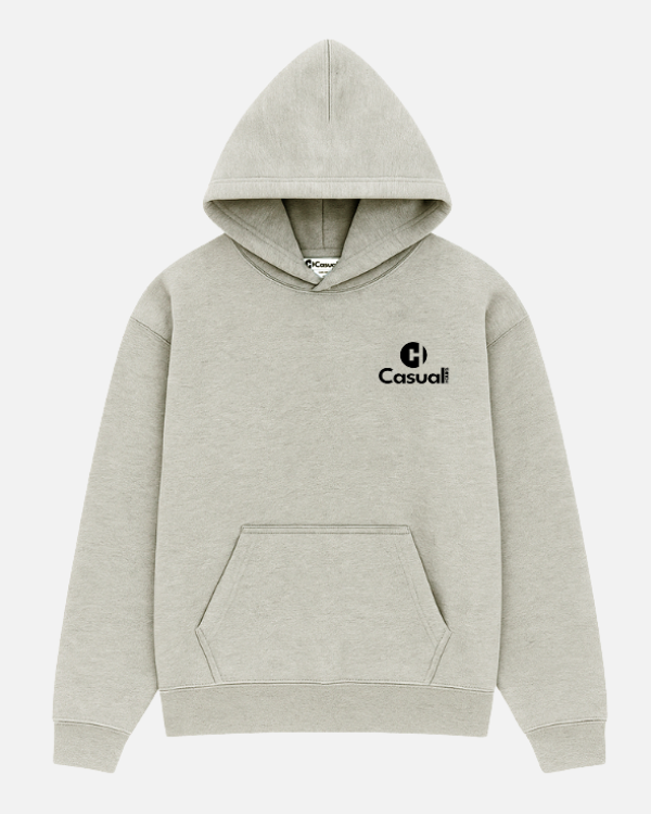 Vintage Light Grey - Drop Shoulder Hoodie