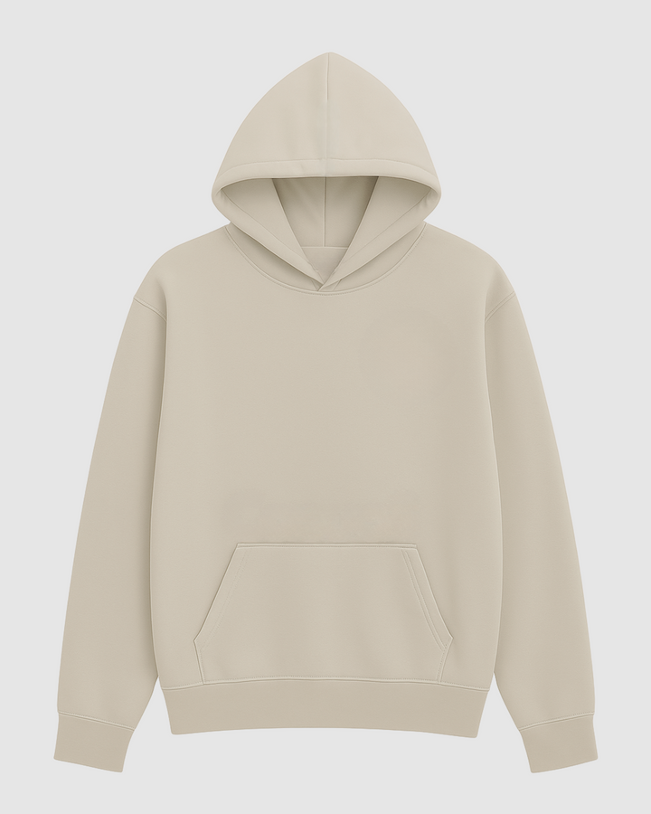 Drop Shoulder Hoodie - Khaki