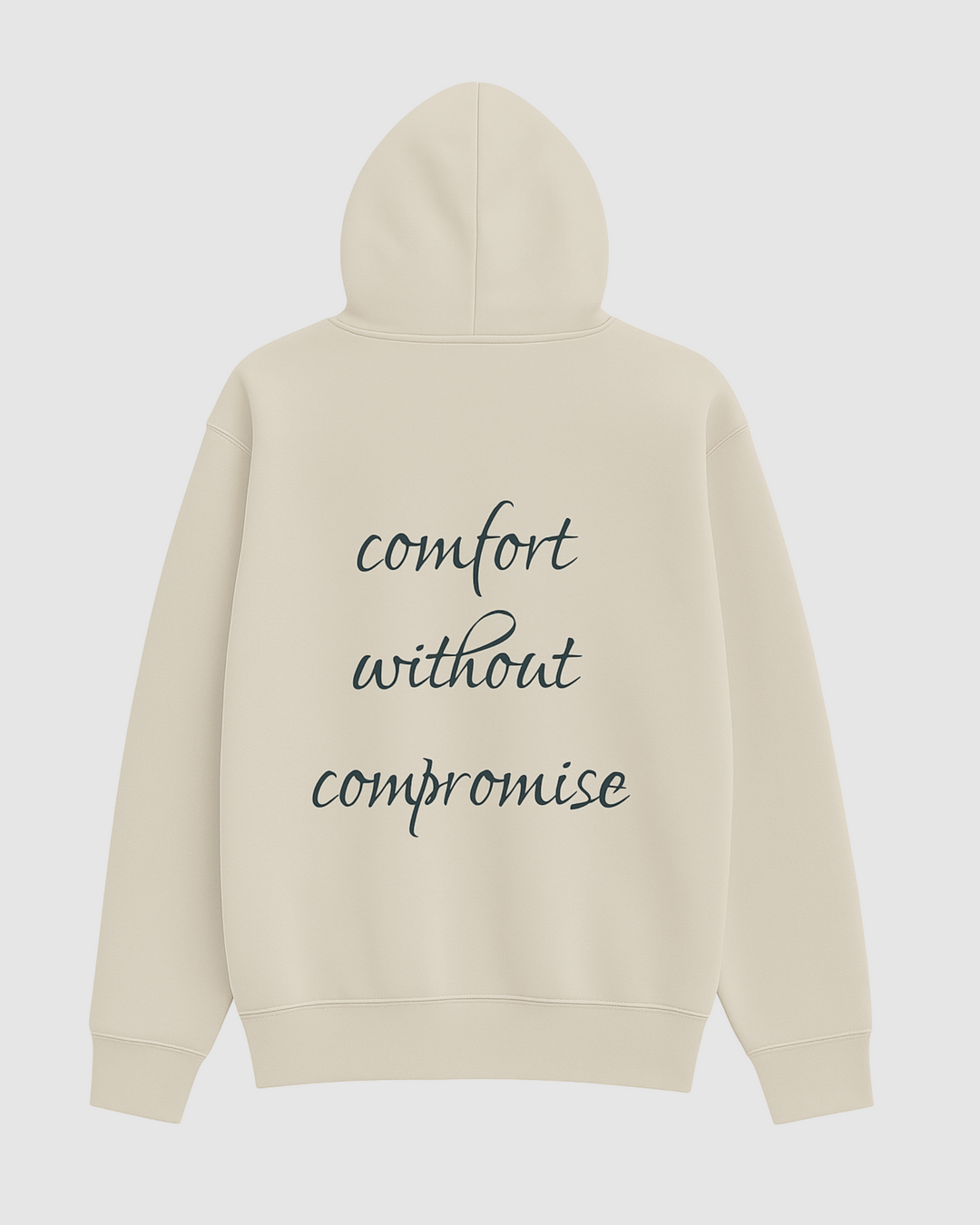 Drop Shoulder Hoodie - Khaki