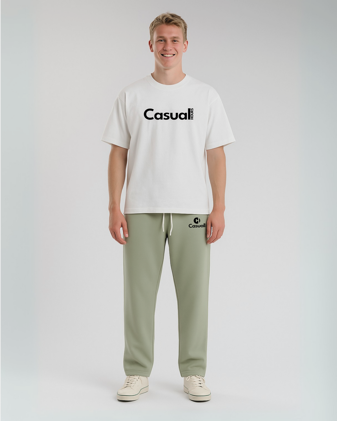 Baggy Sweatpants - Olive Green