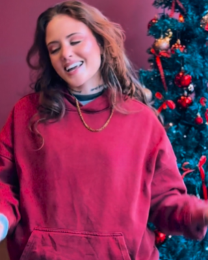 Vintage Red - Drop Shoulder Hoodie