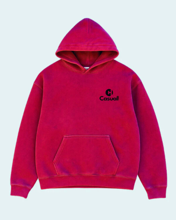 Vintage Red - Drop Shoulder Hoodie