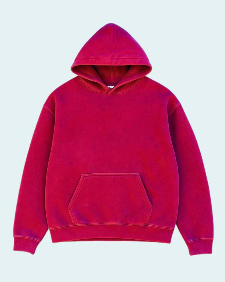 Vintage Red - Drop Shoulder Hoodie