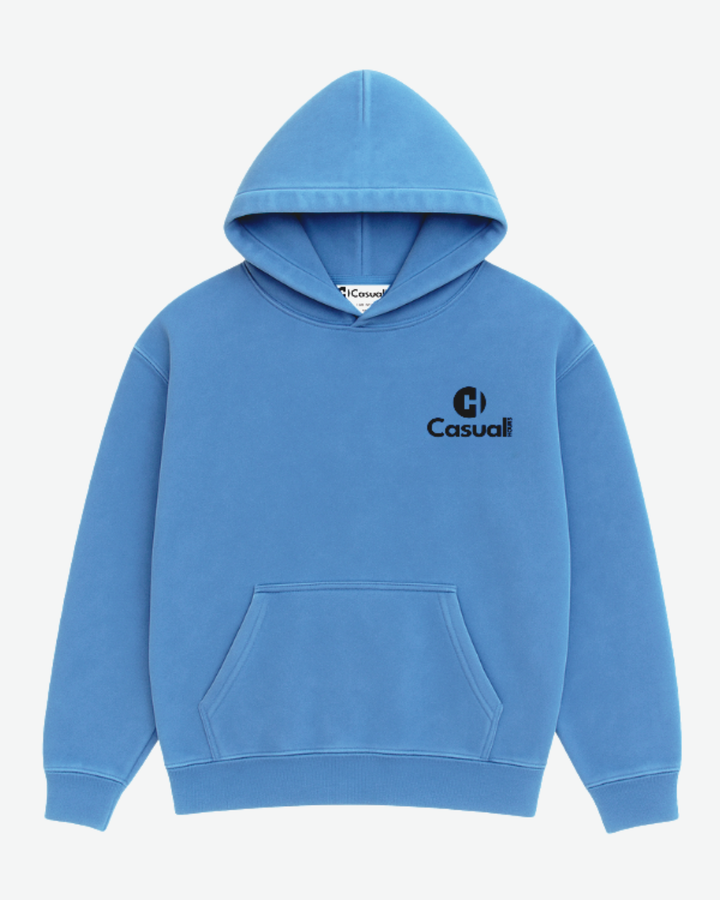Vintage Blue - Drop Shoulder Hoodie