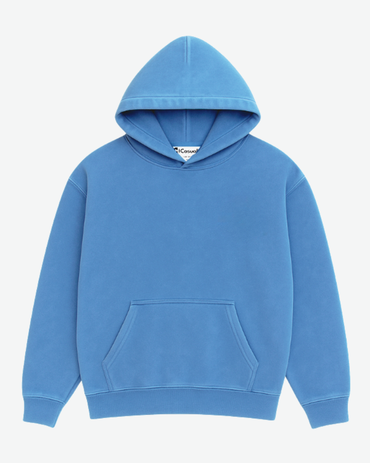 Vintage Blue - Drop Shoulder Hoodie