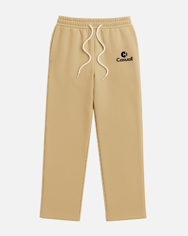 Premium Baggy Sweatpants - Beige