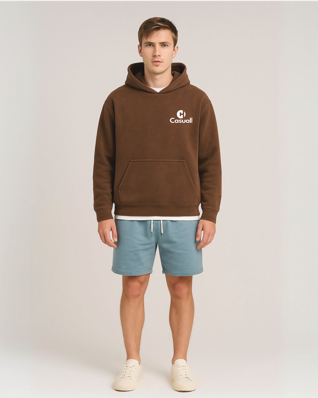 Vintage Brown - Drop Shoulder Hoodie