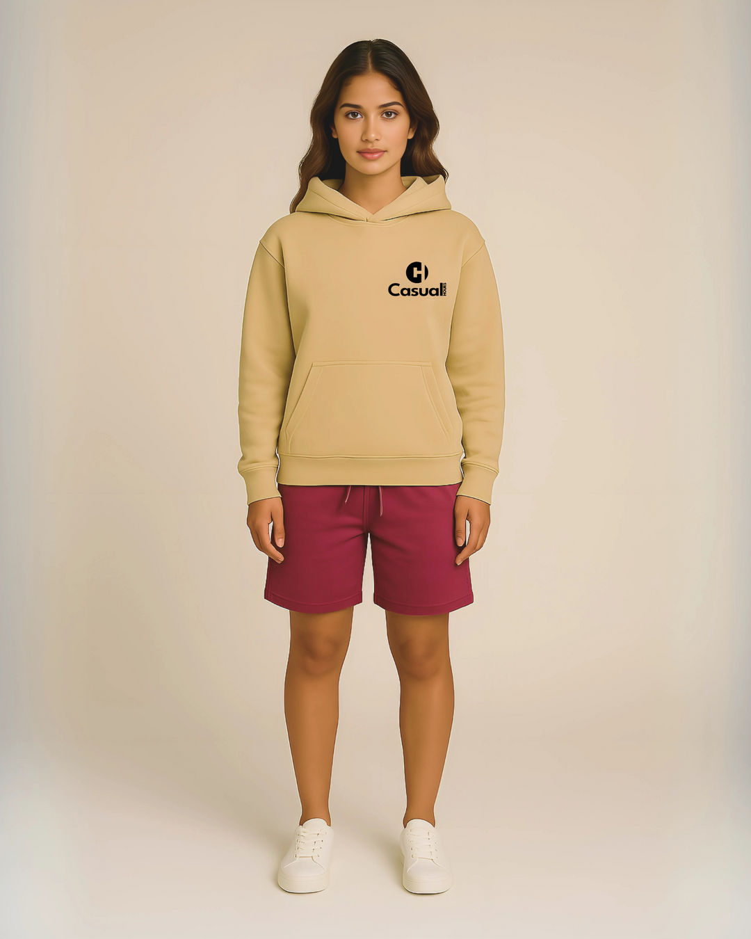 Vintage Cream - Drop Shoulder Hoodie