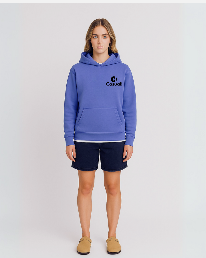 Vintage Blue - Drop Shoulder Hoodie