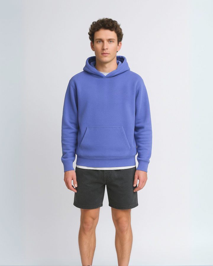 Vintage Blue - Drop Shoulder Hoodie