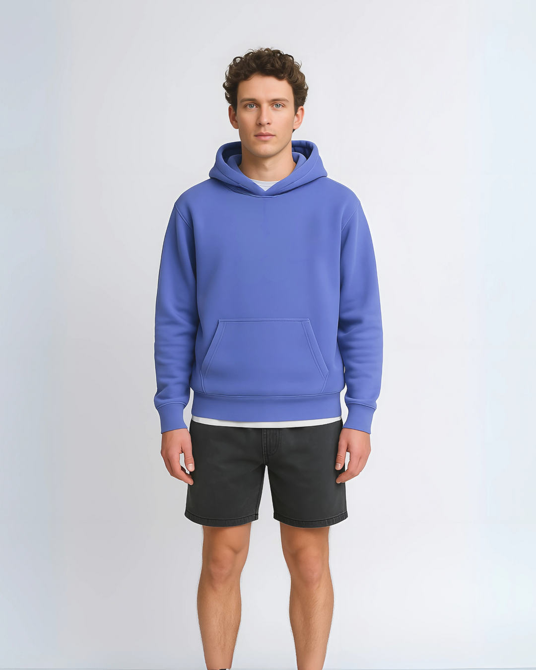 Vintage Blue - Drop Shoulder Hoodie