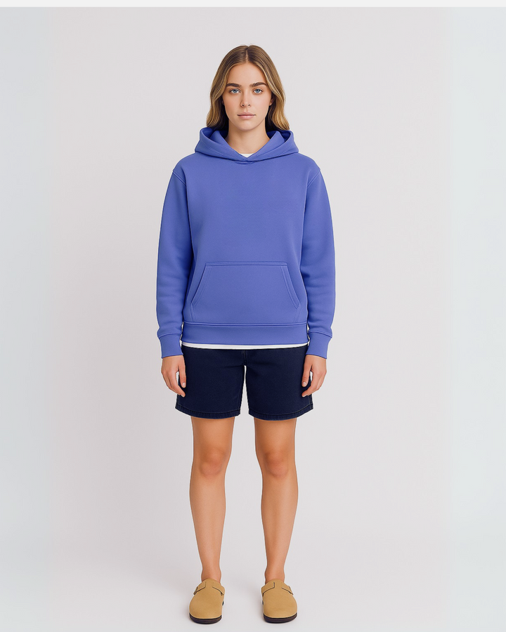 Vintage Blue - Drop Shoulder Hoodie