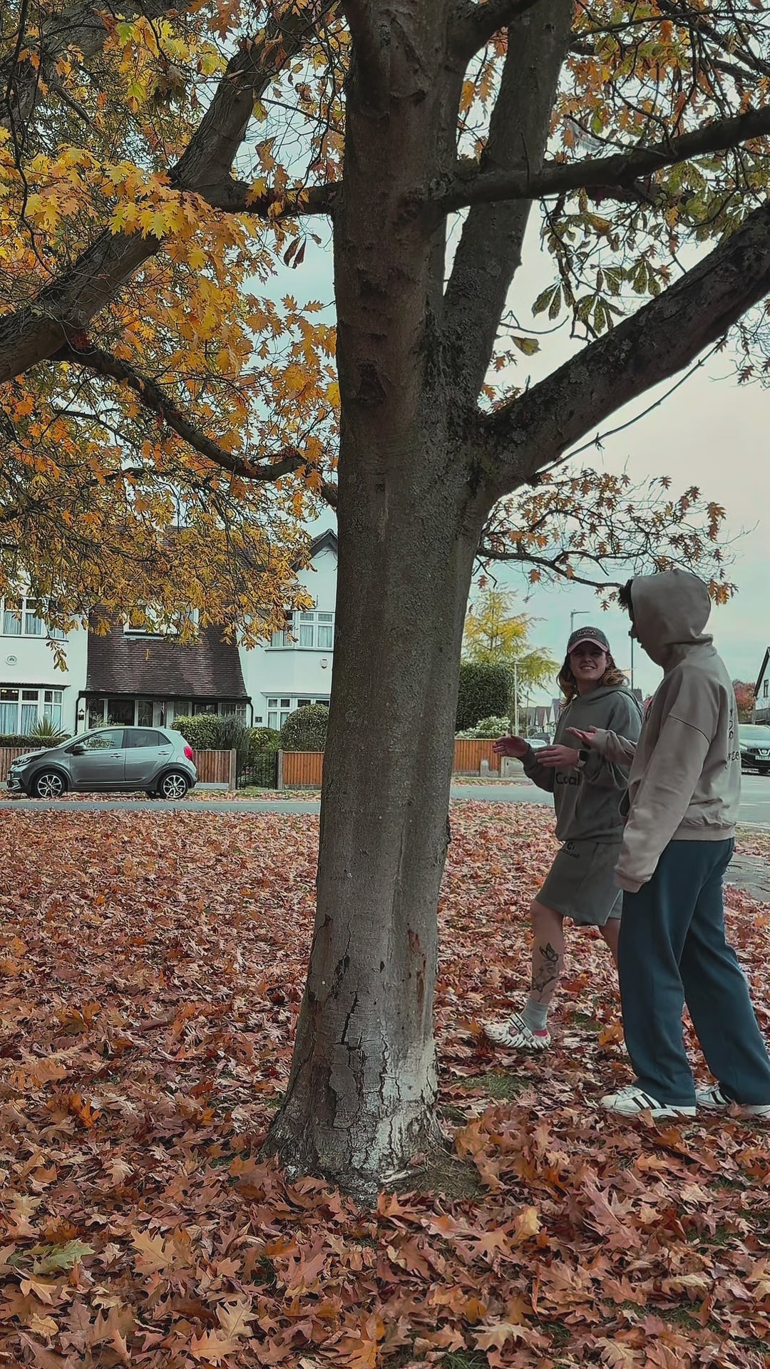 Drop Shoulder Hoodie - Khaki