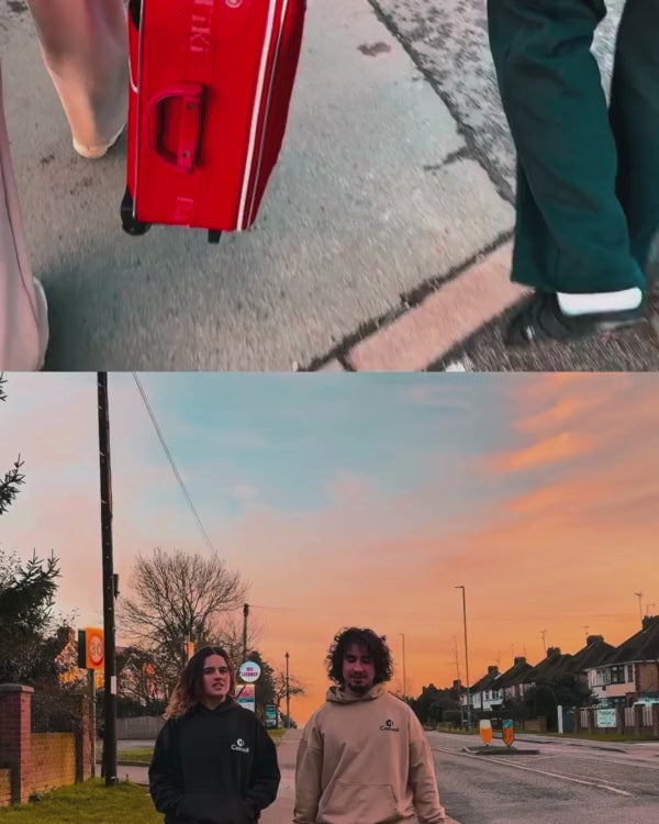 Vintage Beige - Drop Shoulder Hoodie