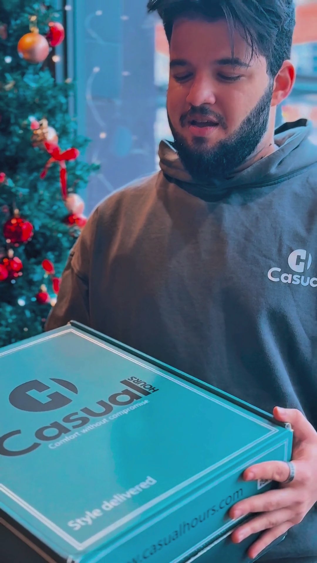 Vintage Red - Drop Shoulder Hoodie